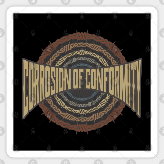 Corrosion of Conformity Barbed Wire Sticker by darksaturday